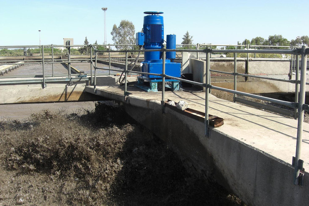 Động cơ giảm tốc NORD mạnh mẽ đảm bảo vận hành tốt trong hệ thống xử lý nước thải ở Tunis